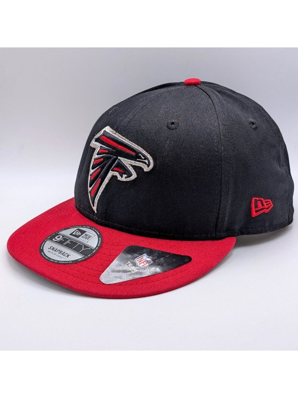 Atlanta Falcons New Era 9Fifty Snapback Hat NFL Football Cap Black Red M/L